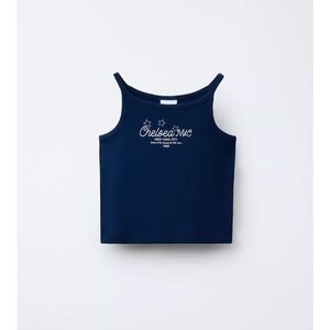 Zara Navy Blue Girls Chelsea Tank Top